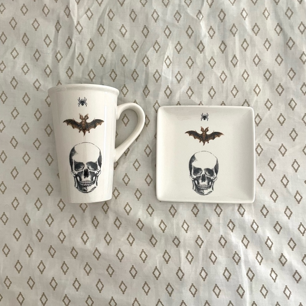 Halloween Mug + Saucer Set